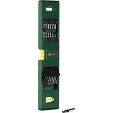 Bosch Spirit Level and Integrated 17 Piece Screwdriver Bit Set