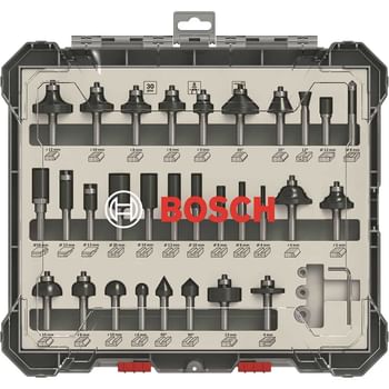 Bosch 30 Piece 1/4" Router Bit Set