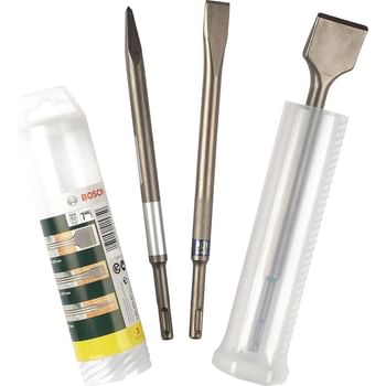 Bosch 3 Piece SDS Plus Chisel And Point Set