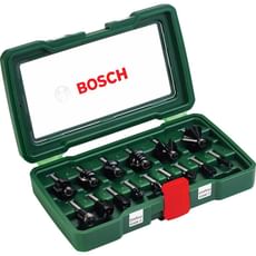 Bosch 15 Piece 8mm Shank Router Bit Set