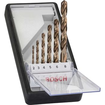 Bosch Robust Line 6 Piece HSS-Co Drill Bit Set