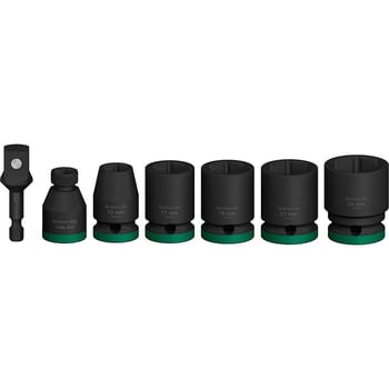 Bosch Pro 7 Piece 1/2" Drive Impact Socket and Hex Shank Adapter Set