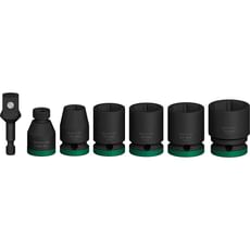 Bosch Pro 7 Piece 1/2" Drive Impact Socket and Hex Shank Adapter Set  Bosch Pro 7 Piece 1/2" Drive Impact Socket and Hex Shank Adapter Set