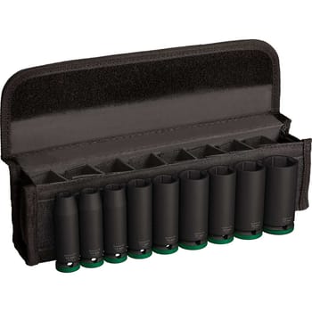 Bosch PRO 9 Piece 1/2" Drive Deep Hexagon Impact Socket Set