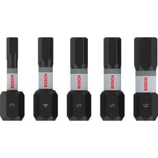 Bosch Pro 5 Piece Impact Hex Screwdriver Bit Set Bosch Pro 5 Piece Impact Hex Screwdriver Bit Set