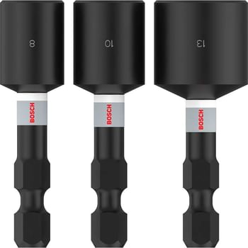 Bosch Pro 3 Piece Impact Nutsetter Set Metric