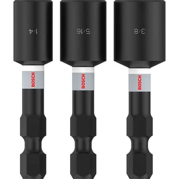 Bosch Pro 3 Piece Impact Nutsetter Set Imperial