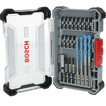 Bosch Pro 20 Piece Impact Multiconstruction Drill and Screwdriver Bit Set