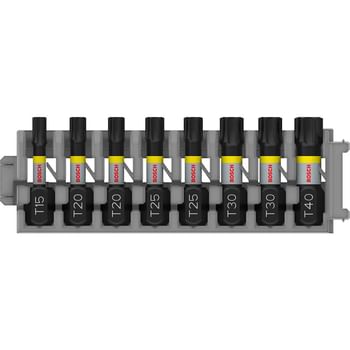 Bosch 8 Piece Impact Control Torx Screwdriver Bit Set