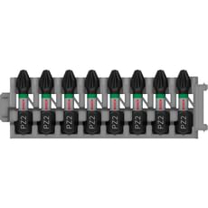 Bosch 8 Piece Impact Control Pozi PZ2 Screwdriver Bit Set Bosch 8 Piece Impact Control Pozi PZ2 Screwdriver Bit Set