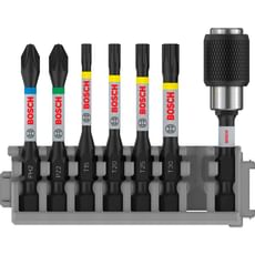 Bosch 7 Piece Impact Control Screwdriver Bit Set Bosch 7 Piece Impact Control Screwdriver Bit Set