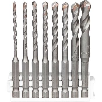 Bosch 8 Piece Hex-9 Ceramic Tile Drill Bit Set
