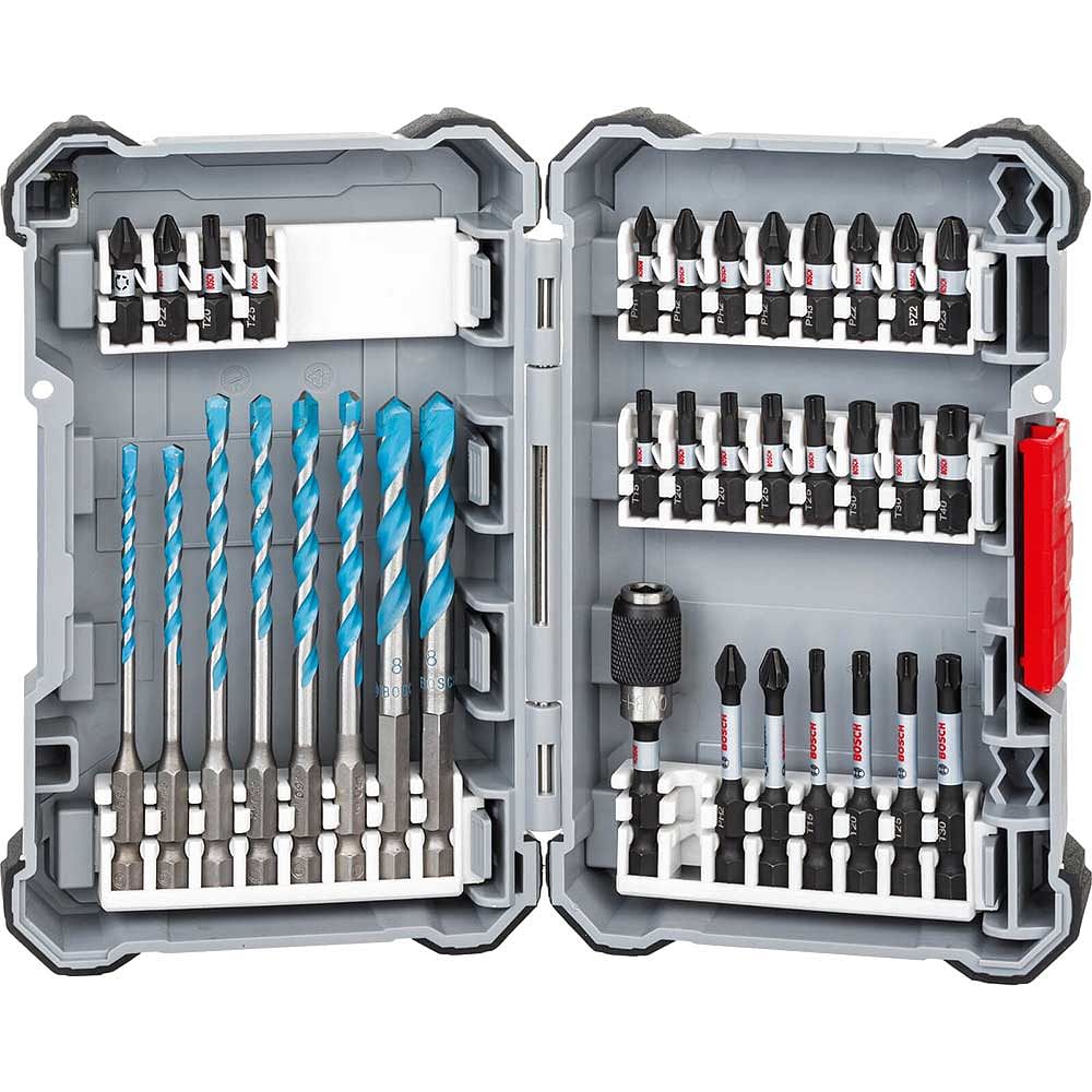 Bosch Impact Control 35 Piece Drill and Screwdriver Bit Set Drill Bit Sets