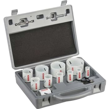 Bosch Progressor 13 Piece Power Change HSS Bi Metal Hole Saw Set