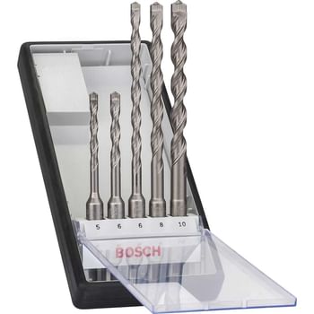 Bosch 5 Piece SDS Plus Masonry and Concrete Drill Bit Set