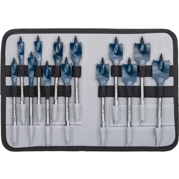Bosch 13 Piece Self Cut Speed Flat Wood Drill Bit Set