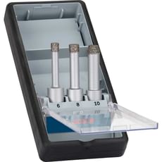 Bosch 3 Piece Dry Diamond Drill Bit Set