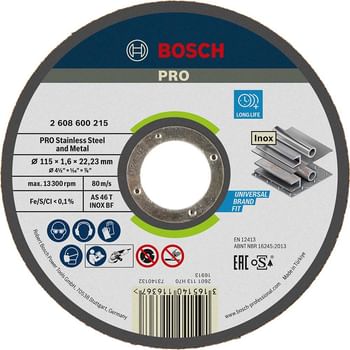Bosch Inox Thin Stainless Steel Cutting Disc