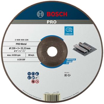 Bosch A30S BF Depressed Centre Metal Cutting Disc