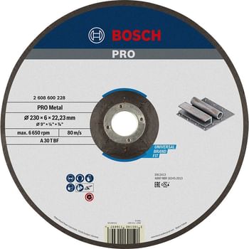 Bosch A30T BF Drepressed Centre Metal Grinding Disc