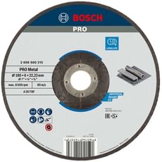Bosch A30T BF Drepressed Centre Metal Grinding Disc