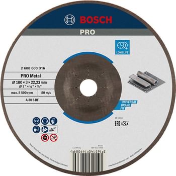 Bosch A30S BF Depressed Centre Metal Cutting Disc