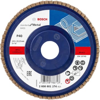Bosch X431 Standard for Metal Flap Disc