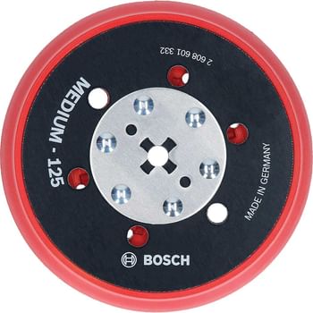 Bosch Medium Random Orbital Sander Backing Pad 125mm