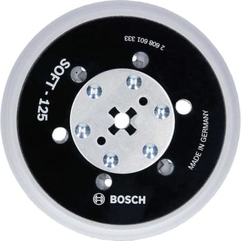 Bosch Soft Random Orbital Sander Backing Pad 125mm