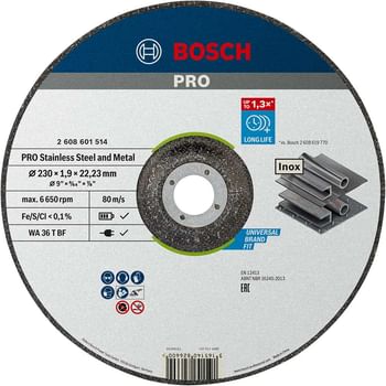 Bosch Rapido Best Depressed Centre Inox Cutting Disc