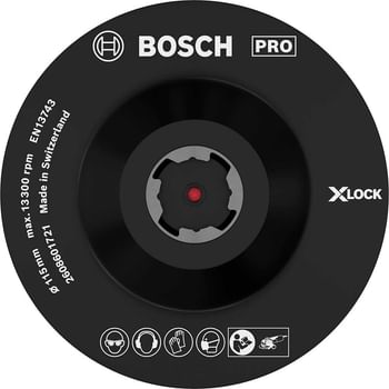 Bosch X Lock Hook and Loop Backing Pad