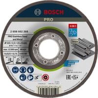 Bosch Depressed Centre 3 in 1 Cutting Grinding Finishing Disc 