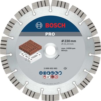 Bosch Diamond Cutting Disc for Abrasive Materials