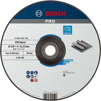 Bosch Standard Depressed Centre Metal Cutting Disc