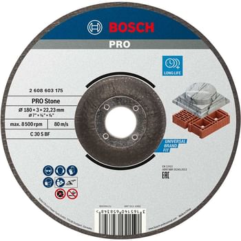 Bosch Standard Depressed Centre Stone Cutting Disc