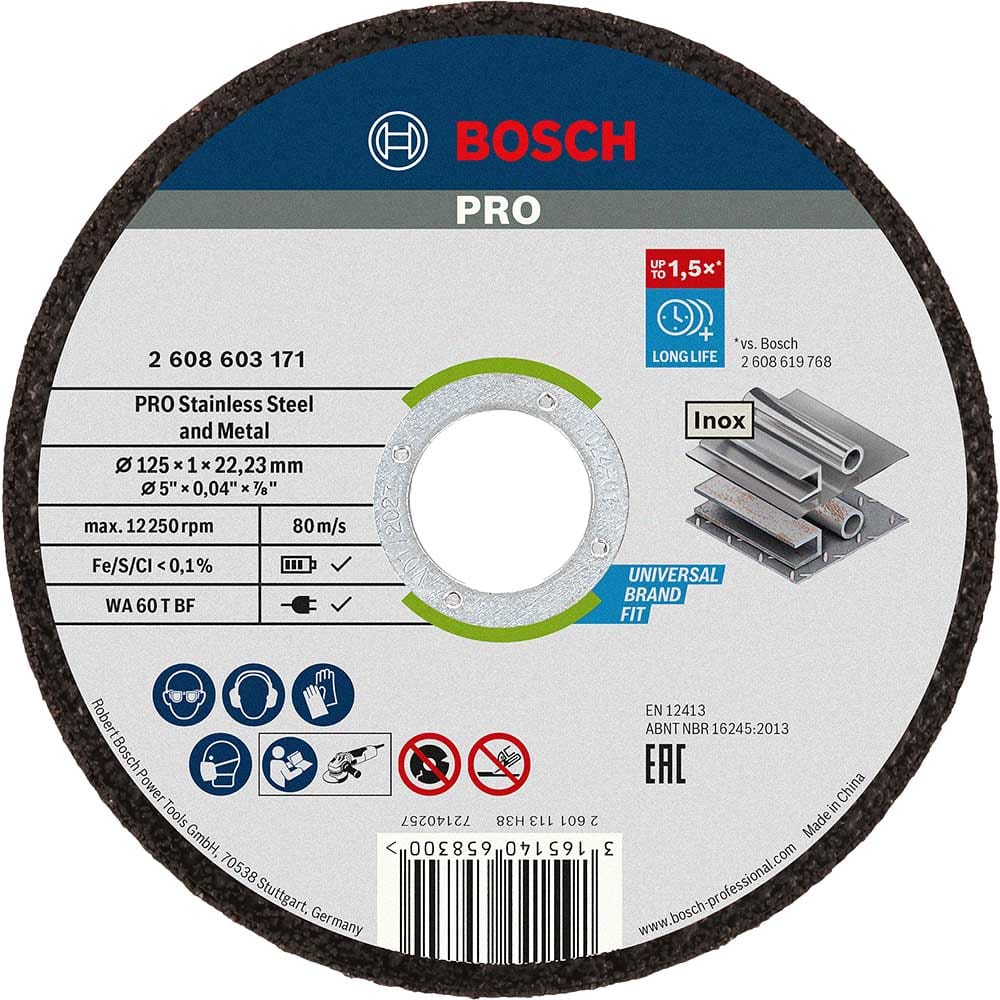Bosch PRO Rapido Thin Inox Stainless Steel Cutting Disc | Cutting Discs