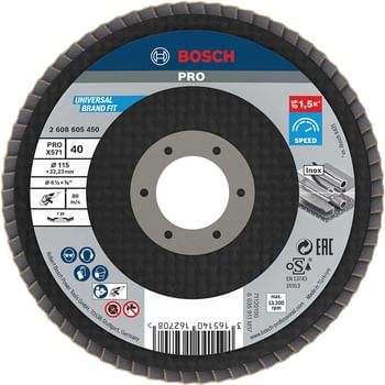 Bosch Zirconium Abrasive Flap Disc