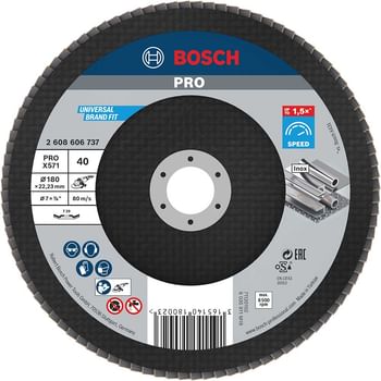 Bosch Zirconium Abrasive Flap Disc