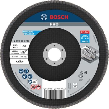 Bosch Zirconium Abrasive Flap Disc