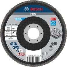 Bosch X571 Best for Metal Straight Flap Disc