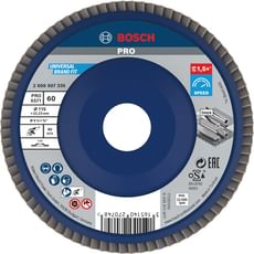 Bosch X571 Best for Metal Straight Flap Disc
