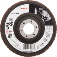 Bosch X581 Best for Inox Straight Flap Disc 
