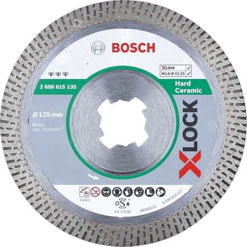 Bosch X Lock Best Diamond Cutting Disc for Hard Ceramics