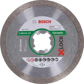 Bosch X Lock Standard Diamond Cutting Disc for Ceramics