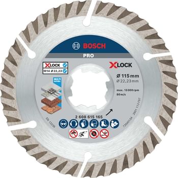 Bosch X Lock Standard Diamond Cutting Disc