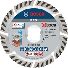Bosch X Lock Standard Diamond Cutting Disc 