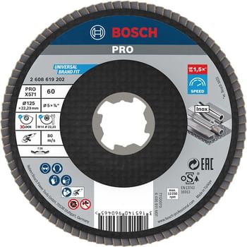 Bosch X Lock Zirconium Abrasive Flap Disc