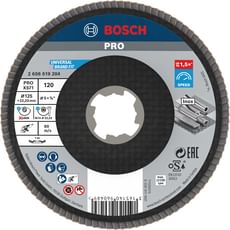 Bosch X Lock Zirconium Abrasive Flap Disc