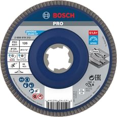 Bosch X Lock Zirconium Abrasive Straight Flap Disc