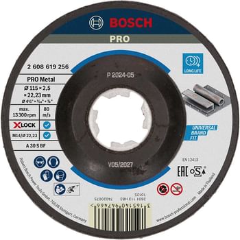 Bosch Expert X Lock Depressed Centre Cutting Disc for Metal